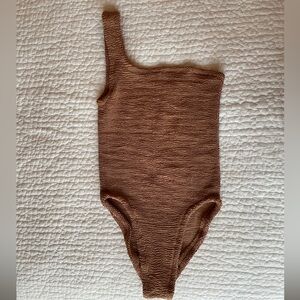 Hunza G One Shoulder Swimsuit